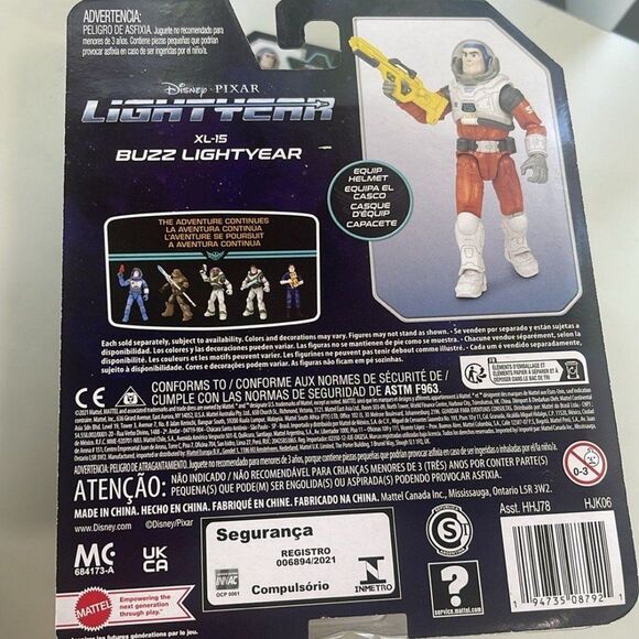 NEW Mattel Disney and Pixar Buzz Lightyear Kids Toy 2 PK NEW - Picture 5 of 7